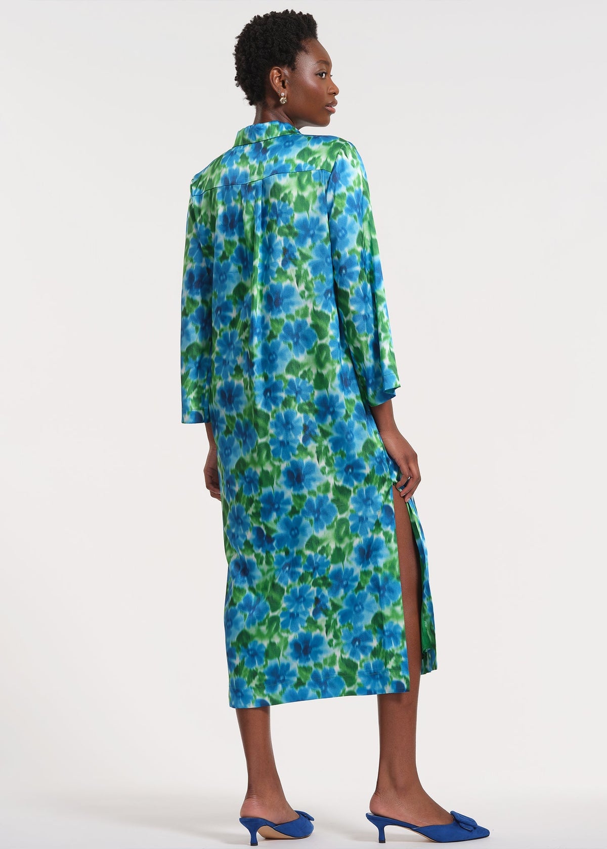 Maxi Collared Tunic Dress